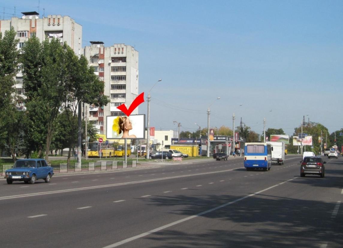 `Билборд №251747 в городе Львов (Львовская область), размещение наружной рекламы, IDMedia-аренда по самым низким ценам!`