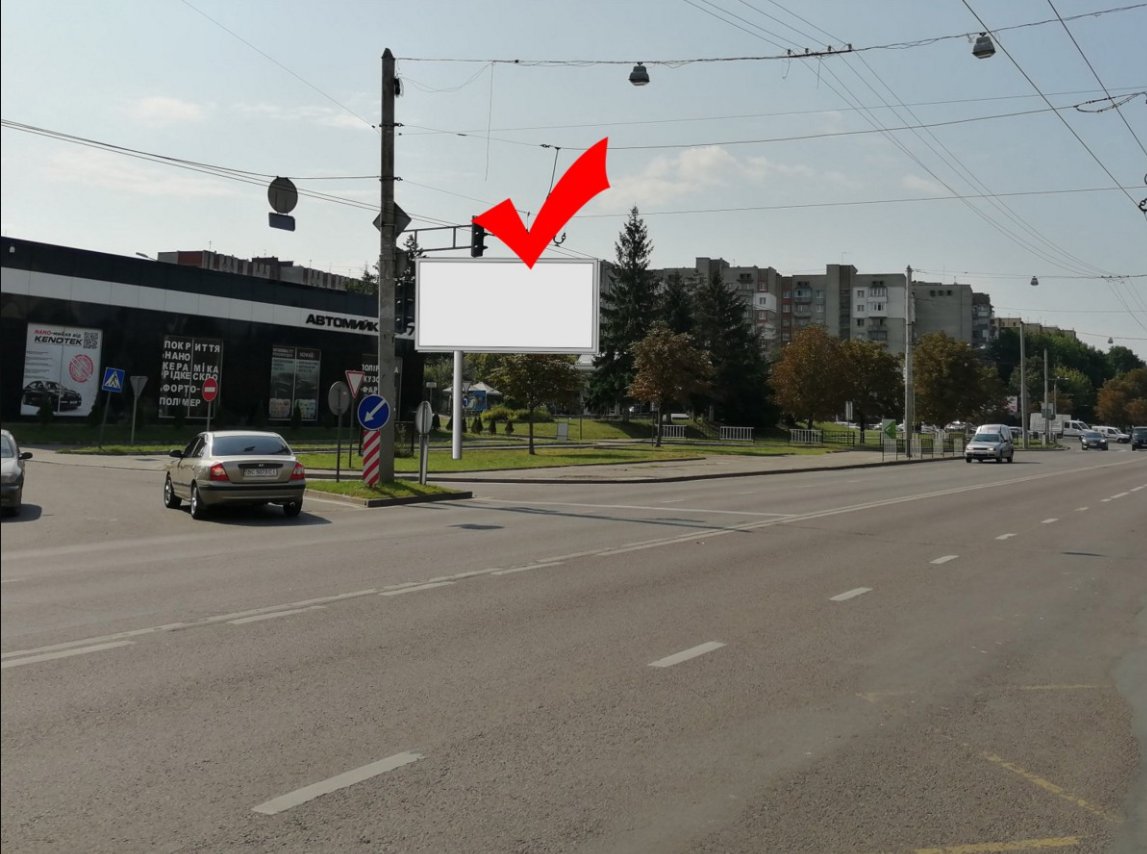 `Билборд №251751 в городе Львов (Львовская область), размещение наружной рекламы, IDMedia-аренда по самым низким ценам!`