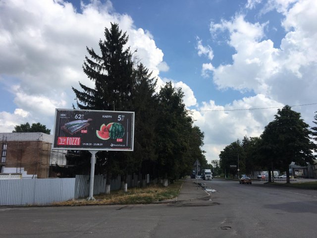 `Билборд №251973 в городе Ровно (Ровенская область), размещение наружной рекламы, IDMedia-аренда по самым низким ценам!`