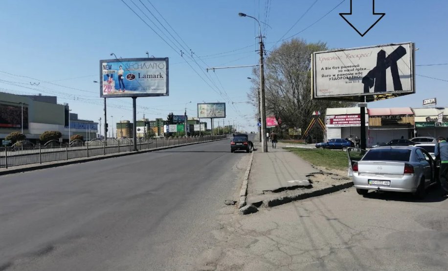 Екран №252055 в місті Луцьк (Волинська область), розміщення зовнішнішньої реклами, IDMedia-оренда найнижчі ціни!