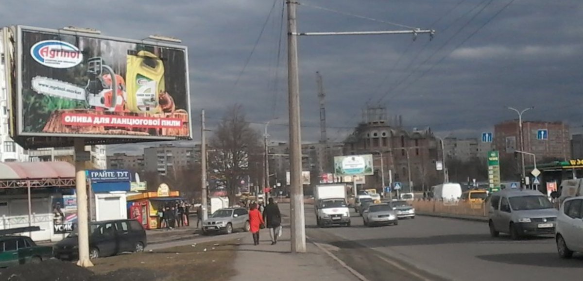 Екран №252056 в місті Луцьк (Волинська область), розміщення зовнішнішньої реклами, IDMedia-оренда найнижчі ціни!
