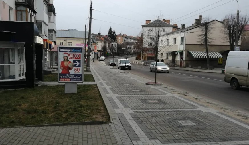 Сітілайт №252131 в місті Луцьк (Волинська область), розміщення зовнішнішньої реклами, IDMedia-оренда найнижчі ціни!