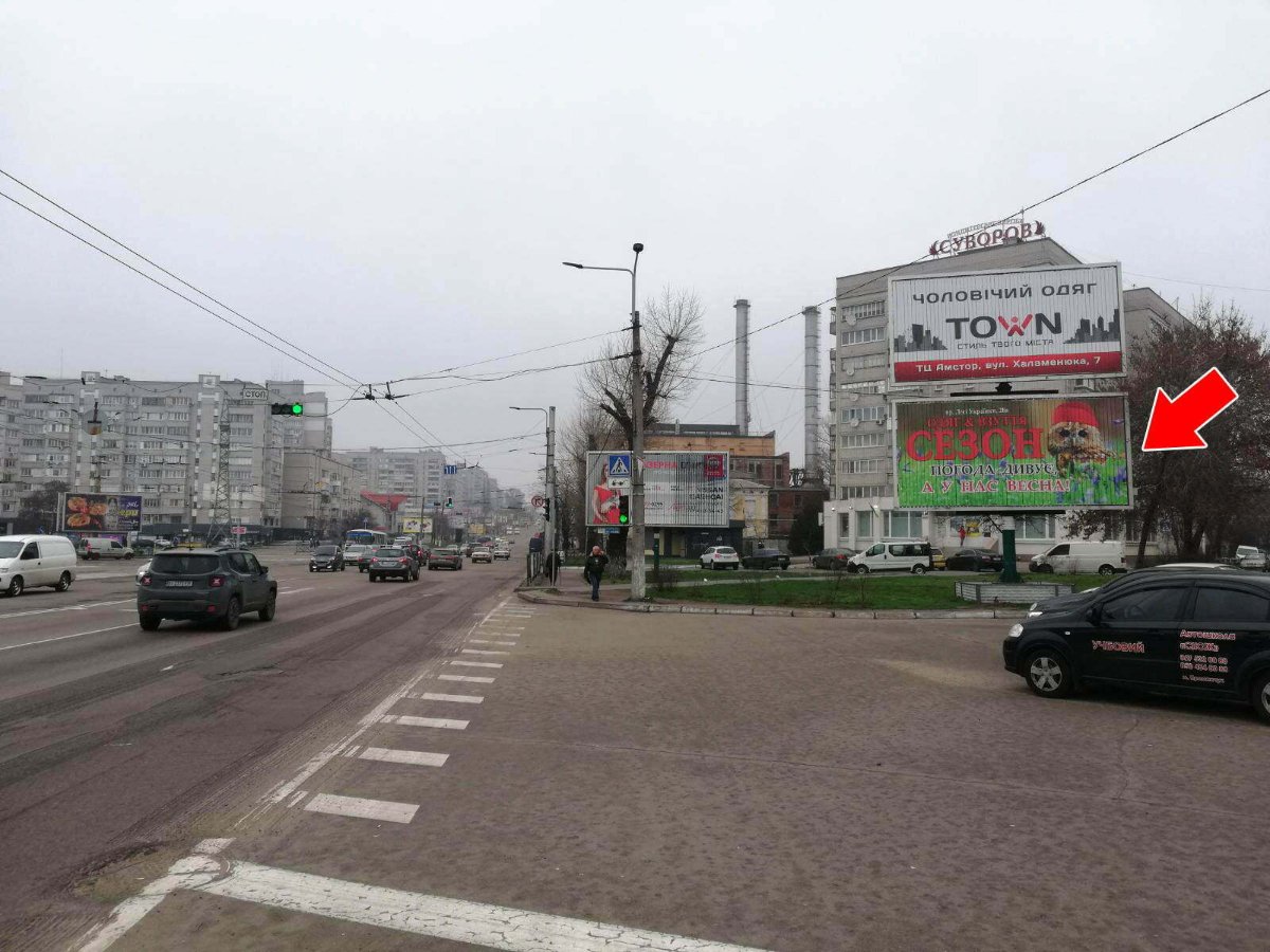 Білборд №252604 в місті Кременчук (Полтавська область), розміщення зовнішнішньої реклами, IDMedia-оренда найнижчі ціни!