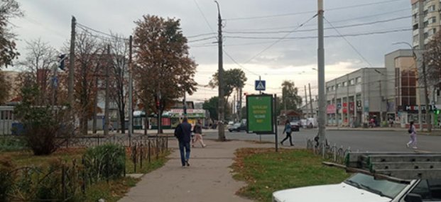 Ситилайт формат 1,2х1,8 №254258 в городе Черкассы (Черкасская область) `Ситилайт №254258 в городе Черкассы (Черкасская область), размещение наружной рекламы, IDMedia-аренда по самым низким ценам!`
