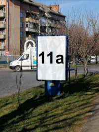 Ситилайт №255396 в городе Мукачево (Закарпатская область), размещение наружной рекламы, IDMedia-аренда по самым низким ценам!