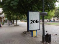 Ситилайт №255411 в городе Мукачево (Закарпатская область), размещение наружной рекламы, IDMedia-аренда по самым низким ценам!