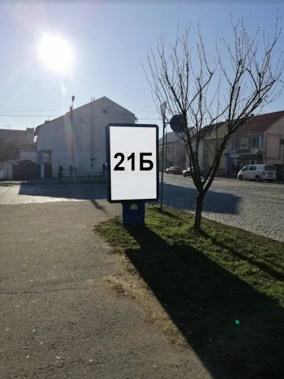 Сітілайт №255413 в місті Мукачево (Закарпатська область), розміщення зовнішнішньої реклами, IDMedia-оренда найнижчі ціни!