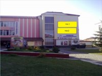 Брандмауэр №255487 в городе Тячев (Закарпатская область), размещение наружной рекламы, IDMedia-аренда по самым низким ценам!