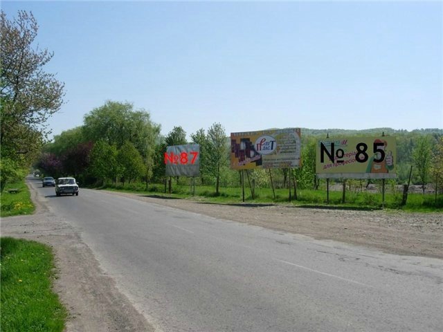 Білборд №255545 в місті Нересниця (Закарпатська область), розміщення зовнішнішньої реклами, IDMedia-оренда найнижчі ціни!