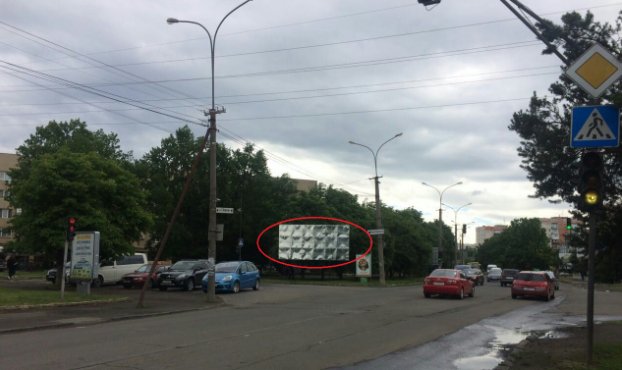 Білборд №255981 в місті Ужгород (Закарпатська область), розміщення зовнішнішньої реклами, IDMedia-оренда найнижчі ціни!