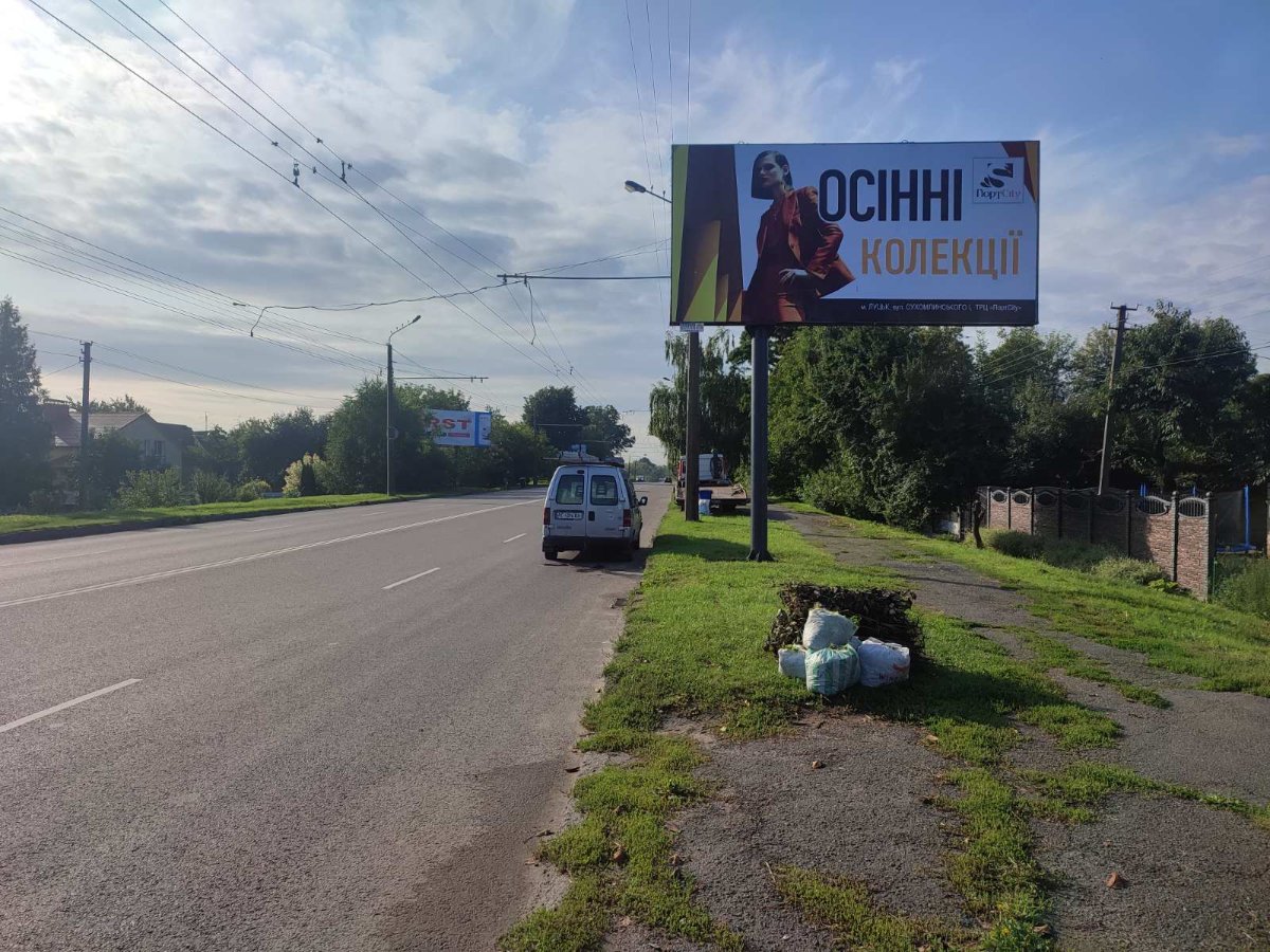 `Билборд №256168 в городе Луцк (Волынская область), размещение наружной рекламы, IDMedia-аренда по самым низким ценам!`
