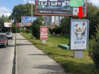 Ситилайт №256221 в городе Хмельницкий (Хмельницкая область), размещение наружной рекламы, IDMedia-аренда по самым низким ценам!