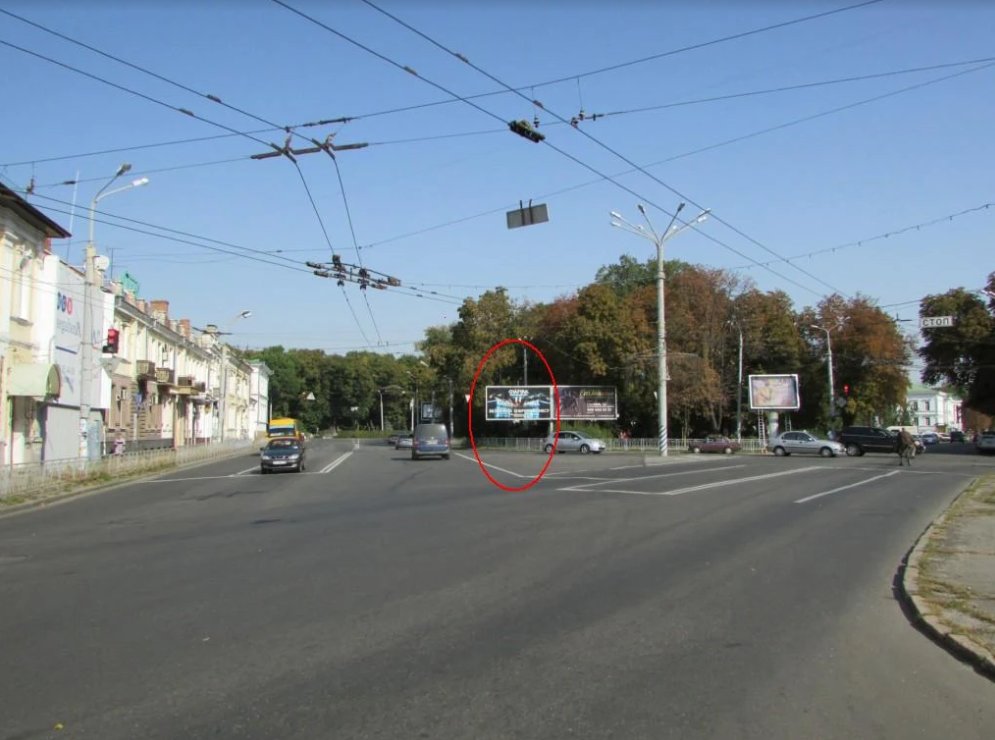 Білборд формат Призма 3х6 №256645 в городе Полтава (Полтавська область) Білборд №256645 в місті Полтава (Полтавська область), розміщення зовнішнішньої реклами, IDMedia-оренда найнижчі ціни!