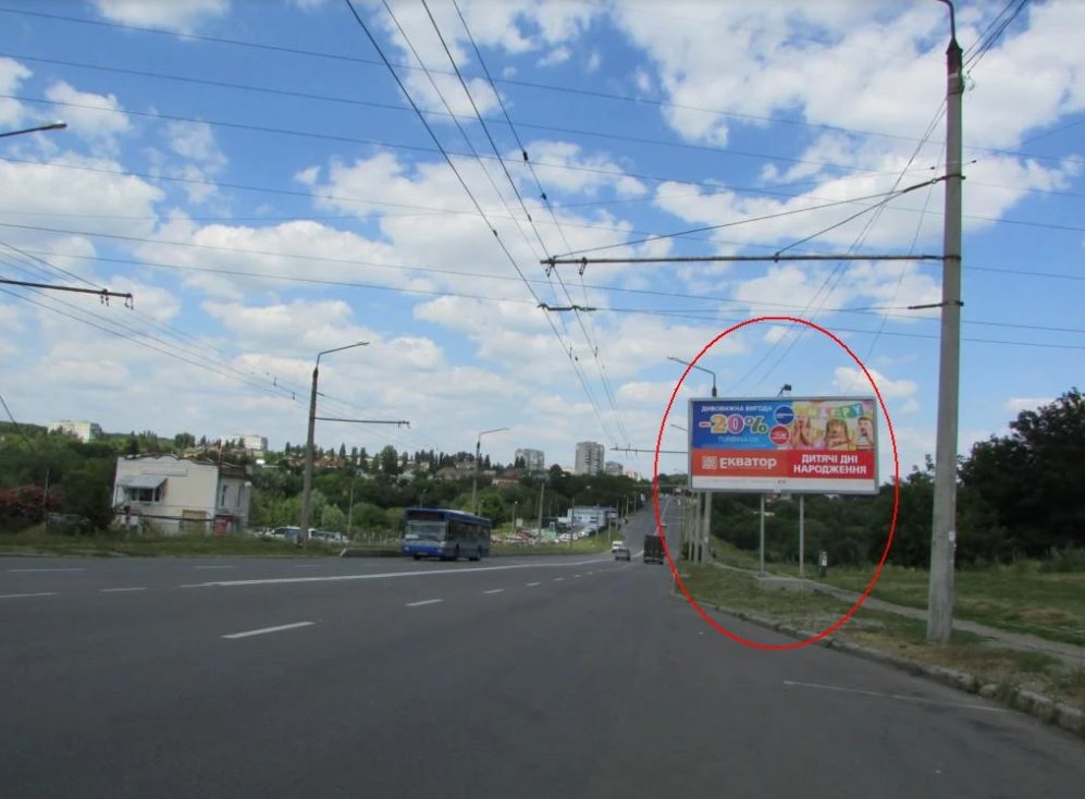 `Билборд №256675 в городе Полтава (Полтавская область), размещение наружной рекламы, IDMedia-аренда по самым низким ценам!`