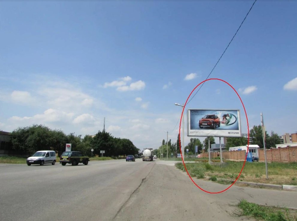 `Билборд №256687 в городе Полтава (Полтавская область), размещение наружной рекламы, IDMedia-аренда по самым низким ценам!`