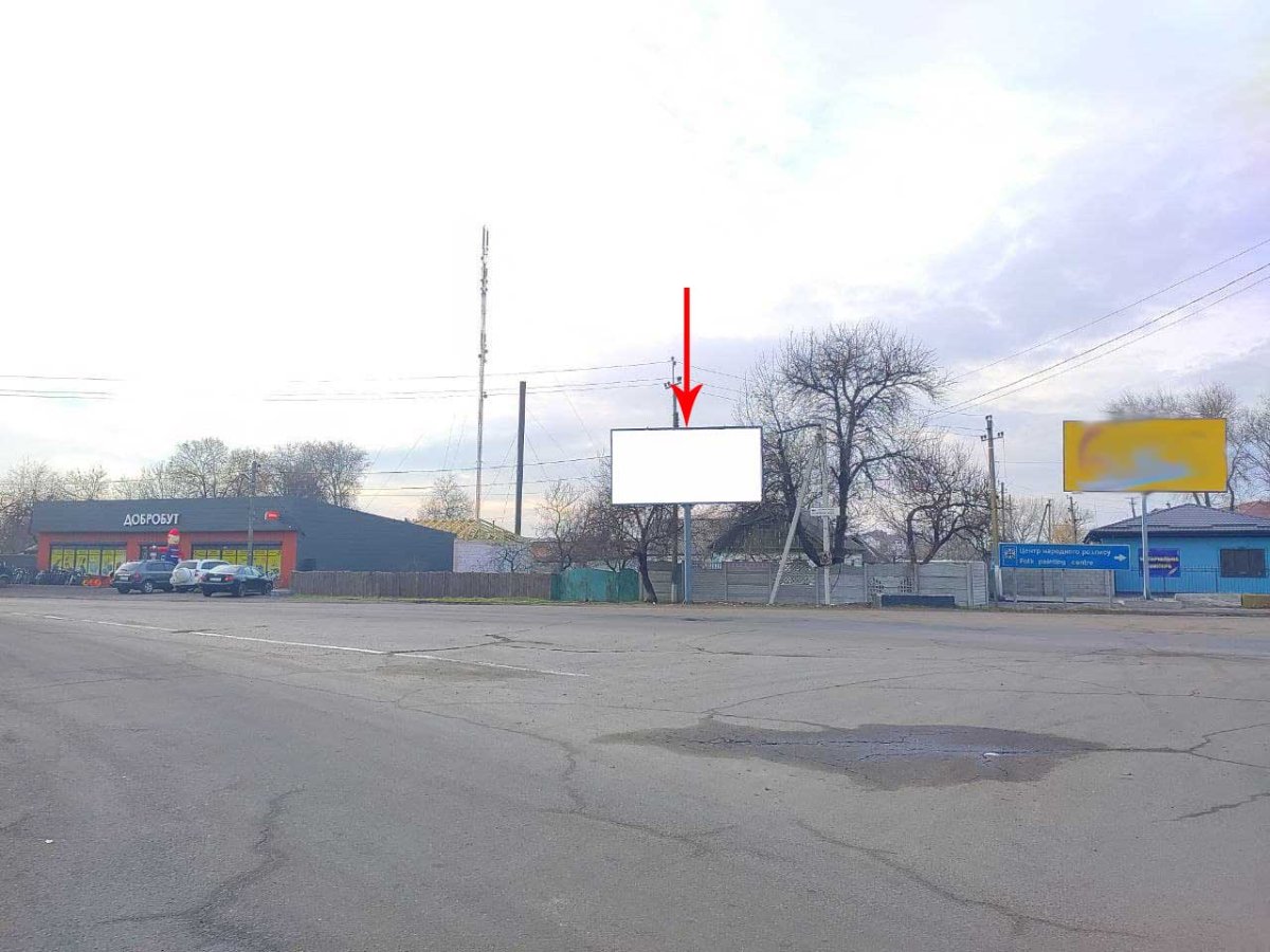 `Билборд №257305 в городе Петриковка (Днепропетровская область), размещение наружной рекламы, IDMedia-аренда по самым низким ценам!`