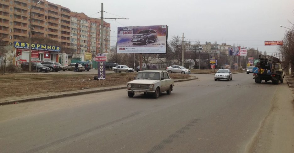 `Билборд №257575 в городе Николаев (Николаевская область), размещение наружной рекламы, IDMedia-аренда по самым низким ценам!`