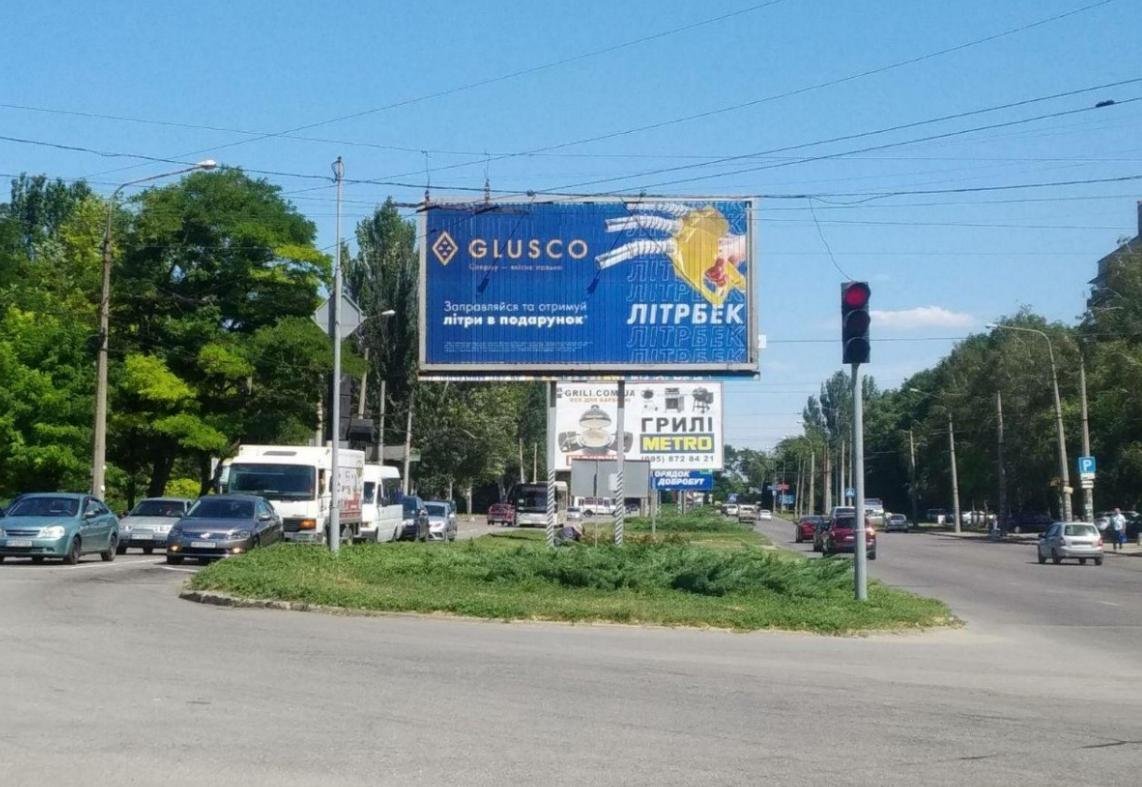 `Билборд №258434 в городе Запорожье (Запорожская область), размещение наружной рекламы, IDMedia-аренда по самым низким ценам!`
