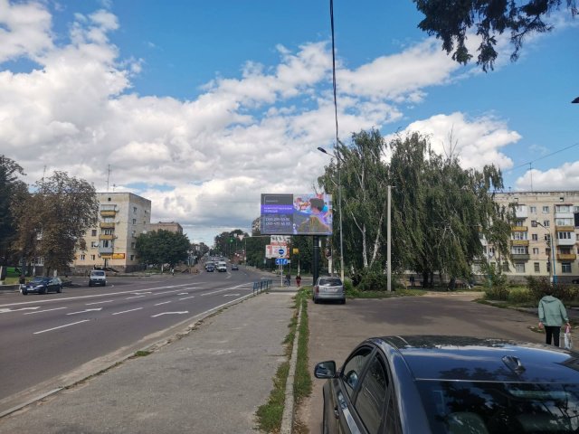 `Экран №259631 в городе Житомир (Житомирская область), размещение наружной рекламы, IDMedia-аренда по самым низким ценам!`