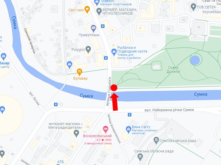 IDMedia Наружная реклама в городе Сумы (Сумская область), Скролл в городе Сумы №259920 схема
