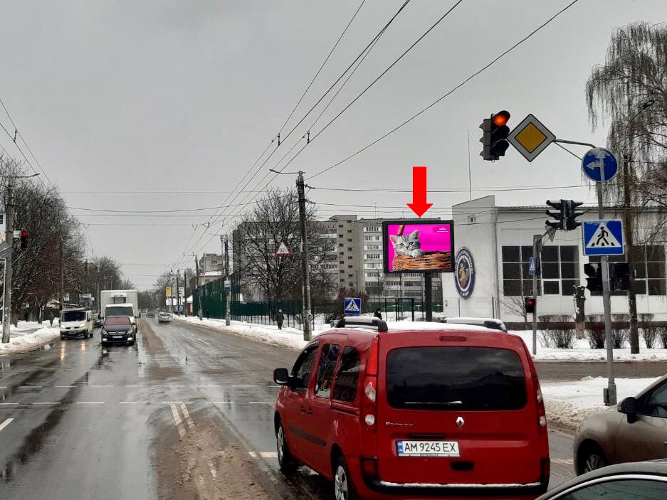 Скролл №259932 в городе Житомир (Житомирская область), размещение наружной рекламы, IDMedia-аренда по самым низким ценам!
