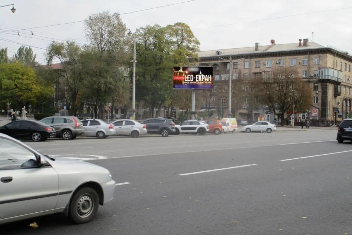 `Экран №259980 в городе Запорожье (Запорожская область), размещение наружной рекламы, IDMedia-аренда по самым низким ценам!`