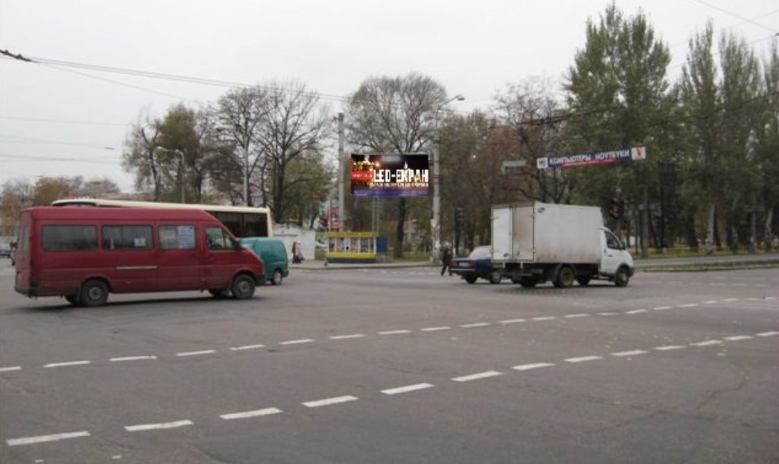 Экран №260003 в городе Запорожье (Запорожская область), размещение наружной рекламы, IDMedia-аренда по самым низким ценам!