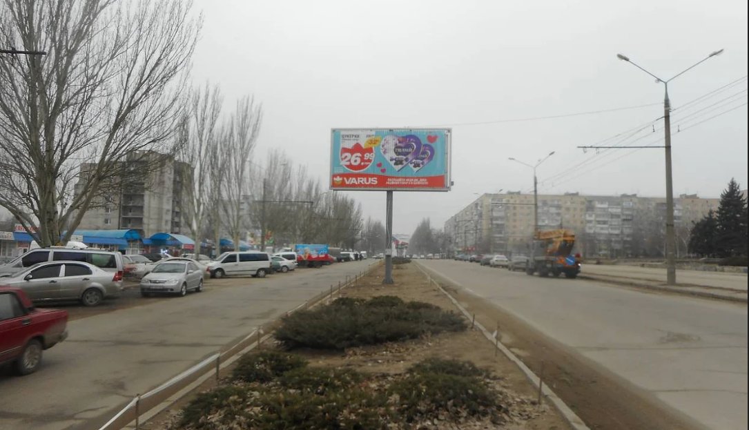 `Билборд №260053 в городе Запорожье (Запорожская область), размещение наружной рекламы, IDMedia-аренда по самым низким ценам!`