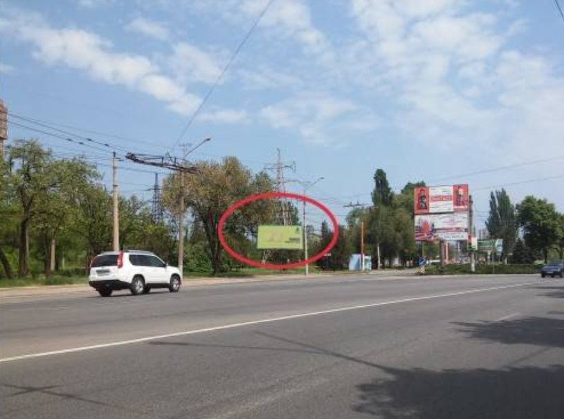 Білборд №260346 в місті Кривий Ріг (Дніпропетровська область), розміщення зовнішнішньої реклами, IDMedia-оренда найнижчі ціни!