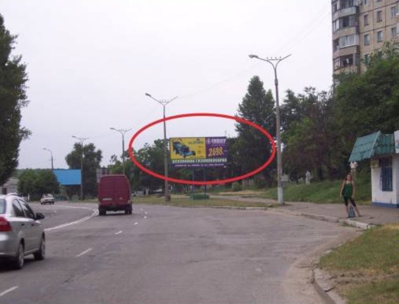 `Билборд №260354 в городе Кривой Рог (Днепропетровская область), размещение наружной рекламы, IDMedia-аренда по самым низким ценам!`