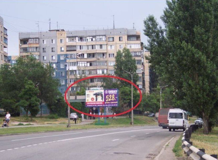 Білборд №260355 в місті Кривий Ріг (Дніпропетровська область), розміщення зовнішнішньої реклами, IDMedia-оренда найнижчі ціни!