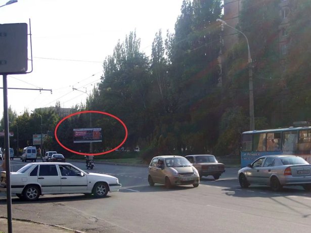 `Билборд №260363 в городе Кривой Рог (Днепропетровская область), размещение наружной рекламы, IDMedia-аренда по самым низким ценам!`