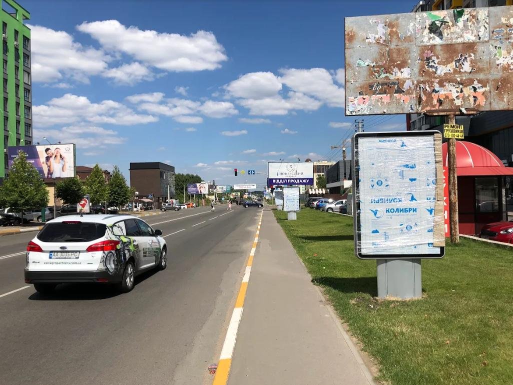 Сітілайт №260959 в місті Крюківщина (Київська область), розміщення зовнішнішньої реклами, IDMedia-оренда найнижчі ціни!