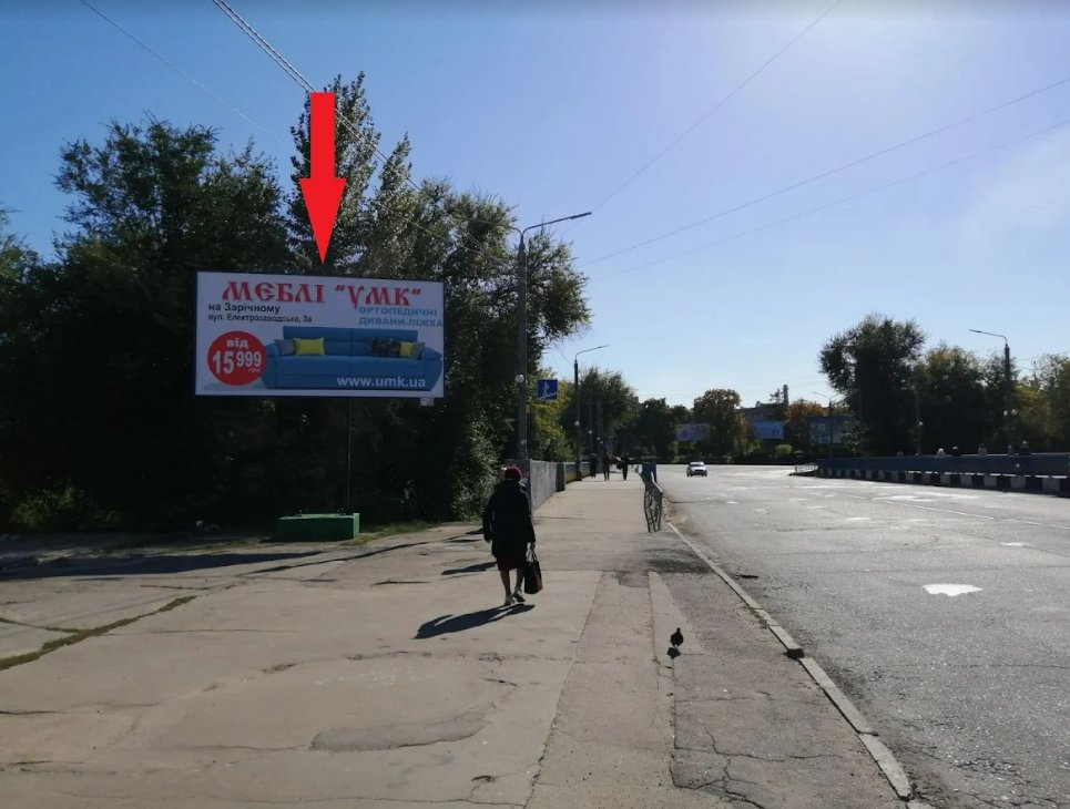 Білборд №261007 в місті Кривий Ріг (Дніпропетровська область), розміщення зовнішнішньої реклами, IDMedia-оренда найнижчі ціни!