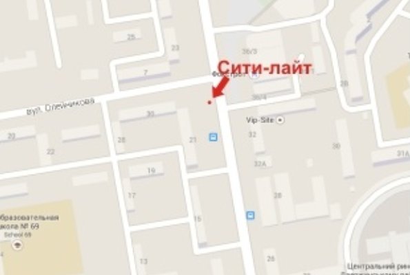 IDMedia Наружная реклама в городе Кривой Рог (Днепропетровская область), Ситилайт в городе Кривой Рог №261040 схема