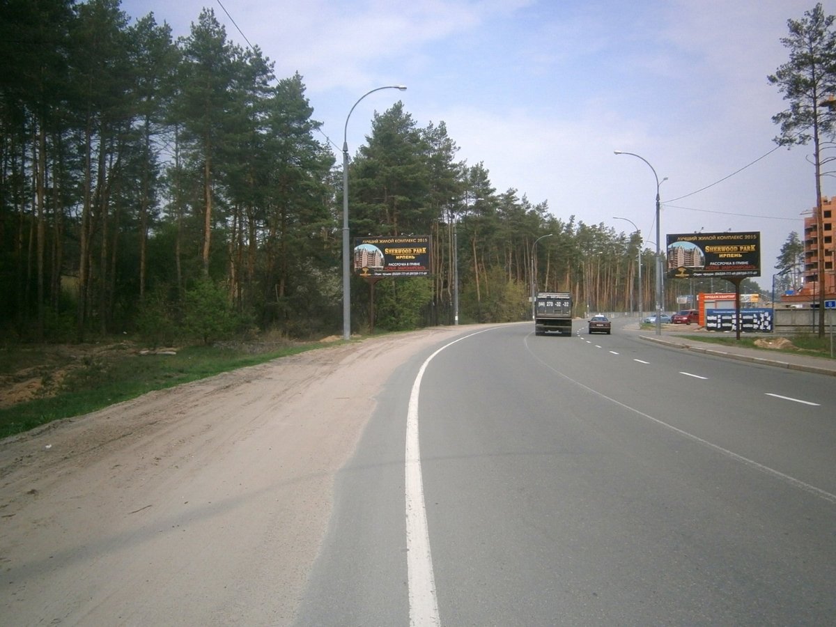 Білборд №261363 в місті Ірпінь (Київська область), розміщення зовнішнішньої реклами, IDMedia-оренда найнижчі ціни!