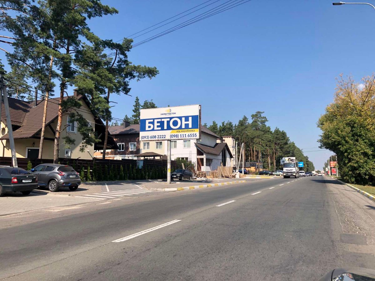 Білборд №261534 в місті Гостомель (Київська область), розміщення зовнішнішньої реклами, IDMedia-оренда найнижчі ціни!