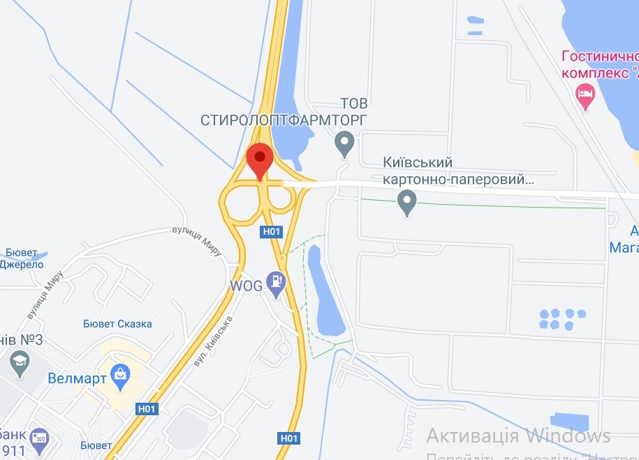 IDMedia Арендовать и разместить Арка в городе Киев трасса (Киевская область) №261757 схема