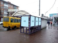 `Остановка №261796 в городе Шостка (Сумская область), размещение наружной рекламы, IDMedia-аренда по самым низким ценам!`