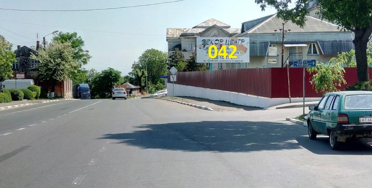 Білборд №261968 в місті Снятин (Івано-Франківська область), розміщення зовнішнішньої реклами, IDMedia-оренда найнижчі ціни!