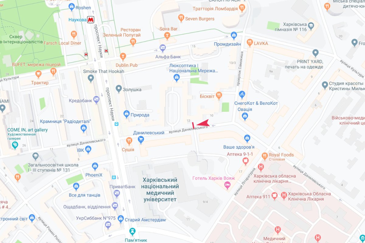 IDMedia Наружная реклама в городе Харьков (Харьковская область), Бэклайт в городе Харьков №262037 схема