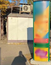 `Тумба №262478 в городе Запорожье (Запорожская область), размещение наружной рекламы, IDMedia-аренда по самым низким ценам!`