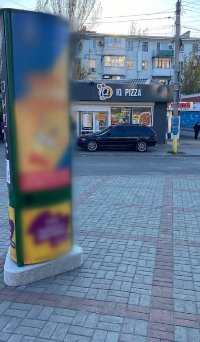 Тумба №262483 в городе Запорожье (Запорожская область), размещение наружной рекламы, IDMedia-аренда по самым низким ценам!