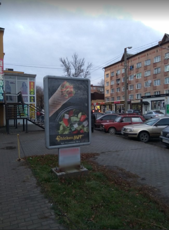 Ситилайт №262587 в городе Каменец-Подольский (Хмельницкая область), размещение наружной рекламы, IDMedia-аренда по самым низким ценам!