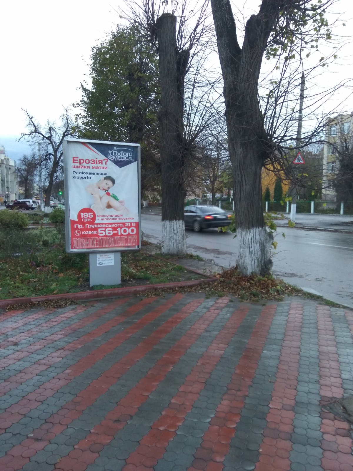 Ситилайт №262595 в городе Каменец-Подольский (Хмельницкая область), размещение наружной рекламы, IDMedia-аренда по самым низким ценам!