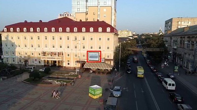 `Экран №262660 в городе Ровно (Ровенская область), размещение наружной рекламы, IDMedia-аренда по самым низким ценам!`