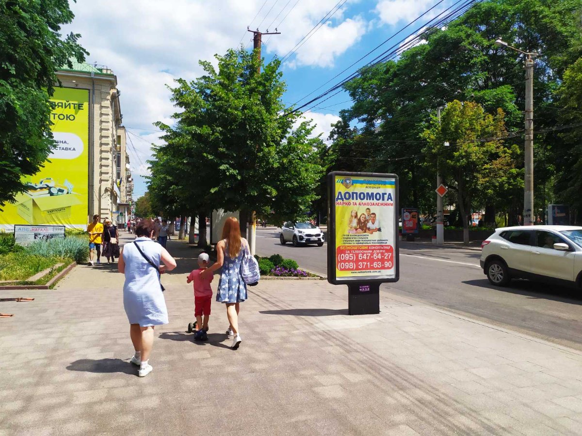 Сітілайт №262784 в місті Кропивницький (Кіровоградська область), розміщення зовнішнішньої реклами, IDMedia-оренда найнижчі ціни!