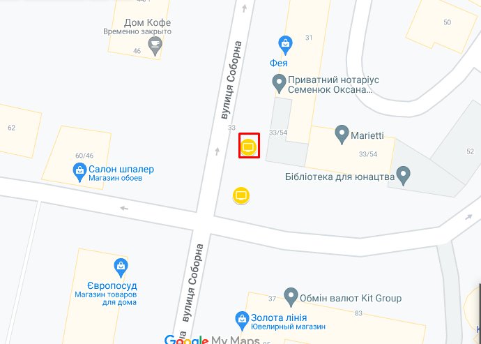 IDMedia Арендовать и разместить Ситилайт в городе Хмельницкий (Хмельницкая область) №263127 схема