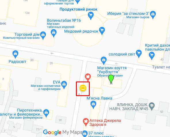 IDMedia Арендовать и разместить Ситилайт в городе Хмельницкий (Хмельницкая область) №263131 схема