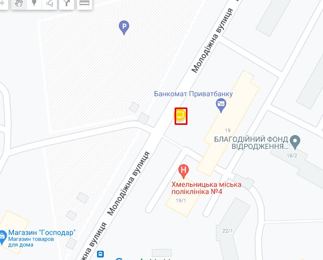 IDMedia Арендовать и разместить Ситилайт в городе Хмельницкий (Хмельницкая область) №263146 схема